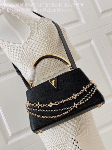 TÚI XÁCH NỮ L V CAPUCINES EAST WEST BB