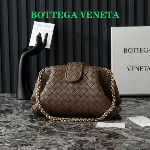 TÚI XÁCH NỮ B V LAUREN 1980 TEEN CLUTCH ĐAN INTRECCIATO XÍCH LỒNG DA CHẤT LƯỢNG THƯỢNG HẠNG