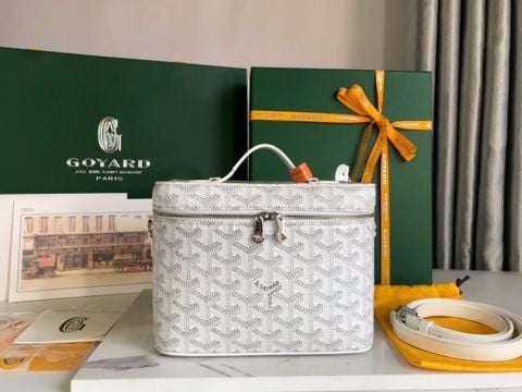 TÚI VANITY NAM NỮ GYD MUSE HOẠ TIẾT CHEVRON, FORM HỘP SANG TRỌNG, ĐEO ĐA KIỂU