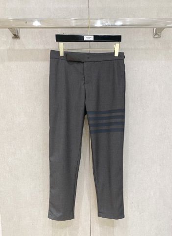 QUẦN ÂU NAM Thom* Browne* * 25SS XÁM CHARCOAL –, 4 VẠCH TONE-ON-TONE