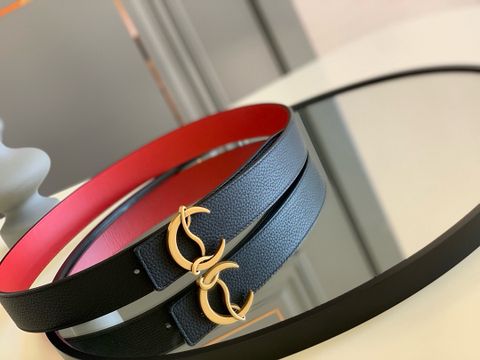THẮT LƯNG NAM Lou.bou.tin*  PHIÊN BẢN ĐỔI MÀU 35MM HẠT VÂN CAO CẤP