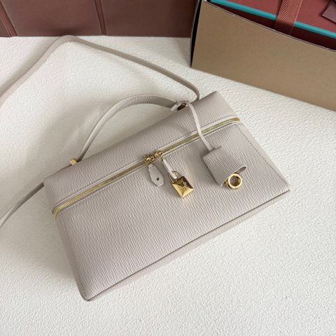 TÚI XÁCH NỮ LP* EXTRA BAG L27 – VÂN SÓNG NÂU CARAMEL, THU ĐÔNG MỚI