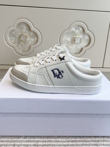 GIÀY SNEAKER NỮ D R STAR PHỐI DA BÊ – 2 LỰA CHỌN ĐẾ THẤP & ĐẾ CAO