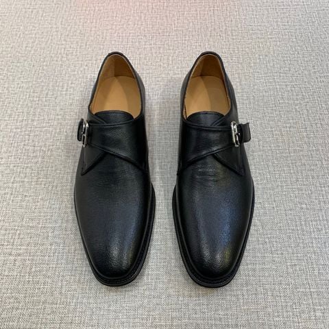 GIÀY TÂY NAM H M MONK STRAP DA BÒ VÂN SAFFIANO PHOM THANH LỊCH