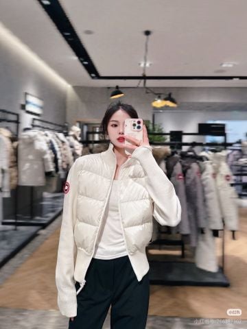 ÁO KHOÁC NỮ CG PHỐI LEN – PHAO NHẸ DÁNG GỌN, TÔN VÓC DỄ PHỐI