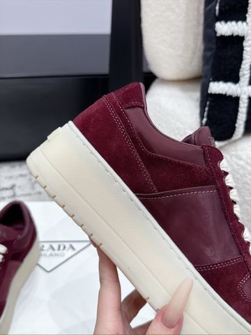 GIÀY SNEAKER NỮ P R D DOWNTOWN BOLD – NAPPA LEATHER PHỐI SUEDE, ĐẾ FLATFORM 5 CM