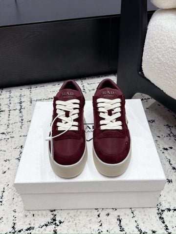 GIÀY SNEAKER NỮ P R D DOWNTOWN BOLD – NAPPA LEATHER PHỐI SUEDE, ĐẾ FLATFORM 5 CM