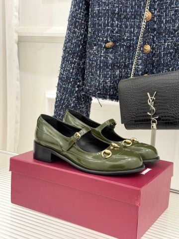 GIÀY MARY JANE NỮ GC KHÓA HORSEBIT BIỂU TƯỢNG – GÓT VUÔNG 4.5CM