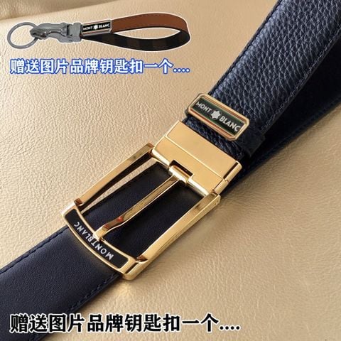 THẮT LƯNG NAM MB KHÓA KIM LOẠI THANH LỊCH DÂY DA HAI MẶT VÂN HẠT