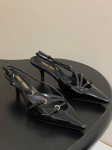 Giày cao gót  mi.u mi.u* Slingback cao gót