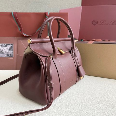 TÚI XÁCH NỮ LP LOOM L25 – DA LỲ NÂU, FORM MINI THANH LỊCH