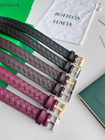 THẮT LƯNG NỮ B V WATCH BELT INTRECCIATO 2.5CM – MẶT KHÓA VUÔNG MINI PHONG CÁCH DÂY ĐỒNG HỒ
