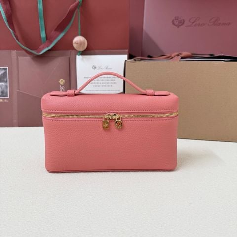 TÚI CẦM TAY NỮ LP EXTRA POCKET L19 PHOM HỘP MINI DA BÊ HẠT MỀM DÂY ĐEO THÁO RỜI