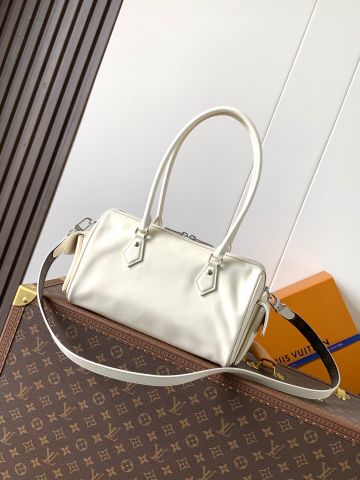 TÚI XÁCH NỮ LV* SPEEDY CARGO MINI – DA CỪU BÓNG MONOGRAM TAG