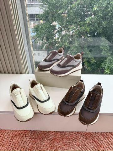 GIÀY SLIP ON NỮ BC PHỐI DA LỘN MONILI SANG TRỌNG ĐẾ CAO BẢN ÊM CHÂN