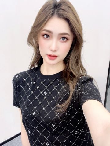 Áo phông nữ CHNEL*  Camellia Tee