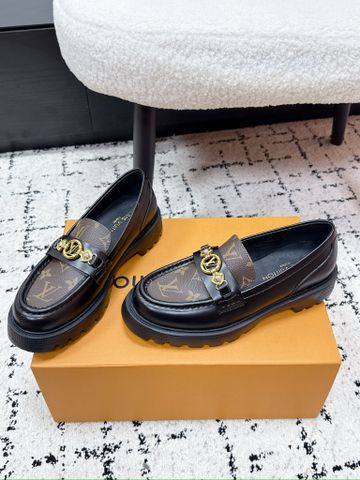 LOAFER NỮ L V DISTRICT PHỐI MONOGRAM CANVAS – ĐẾ CHUNKY EVA RÃNH NỔI
