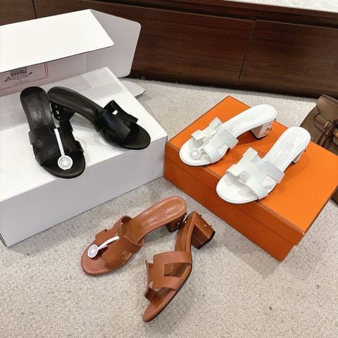 SANDAL CAO GÓT NỮ HERM* H OASIS DA SWIFT NÂU GÓT 5CM SIÊU ÊM
