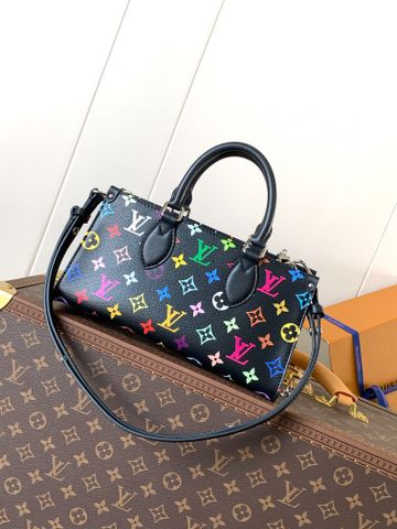 TÚI XÁCH NỮ L*V  ONTHEGO EAST WEST RAINBOW Monogram
