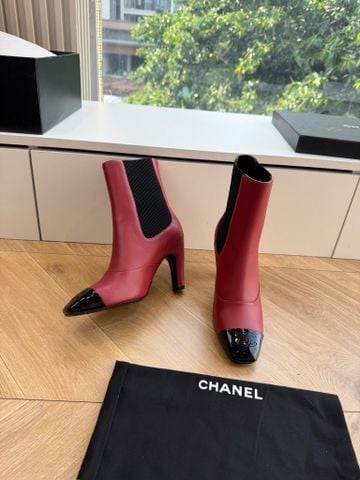 BỐT CAO GÓT NỮ C N CAP-TOE PHỐI DA BÓNG