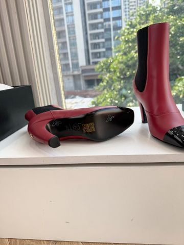 BỐT CAO GÓT NỮ C N CAP-TOE PHỐI DA BÓNG