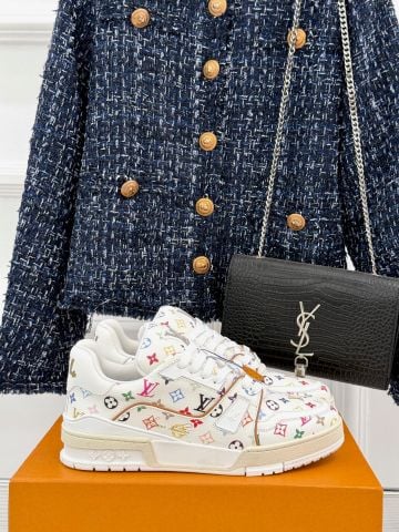 GIÀY SNEAKER NAM NỮ L V LV TRAINER MONOGRAM ICONIC