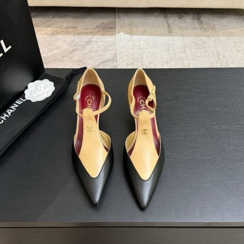 GIÀY CAO GÓT NỮ C N SLINGBACK MŨI NHỌN – QUAI T-STRAP DOUBLE C – GÓT 5CM/8CM