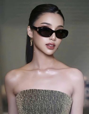 KÍNH MẮT NỮ MM PHOM OVAL BẢN DÀY MẮT TỐI GRADIENT CỰC SANG
