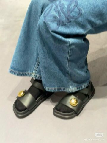 SANDAL NỮ Loe*We* KHÓA TRÒN VÀNG kiểu đẹp