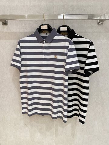 ÁO POLO NAM BB PHỐI SỌC NGANG LOGO THÊU NGỰC FORM THANH LỊCH