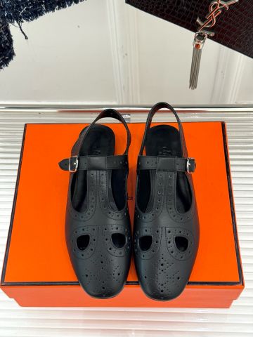GIÀY NỮ Herme*s T‑STRAP ‘H’ CUT‑OUT
