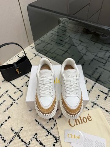 SNEAKER NỮ C E NAMA ĐẾ RIPPLE PLATFORM 8CM – VIỀN WHIPSTITCH THỦ CÔNG