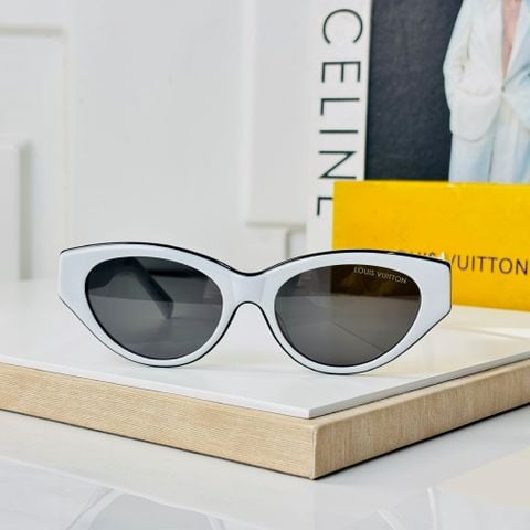 KÍNH MẮT NỮ L V DÁNG CAT-EYE GỌNG ACETATE BẢN DÀY SANG CHẢNH