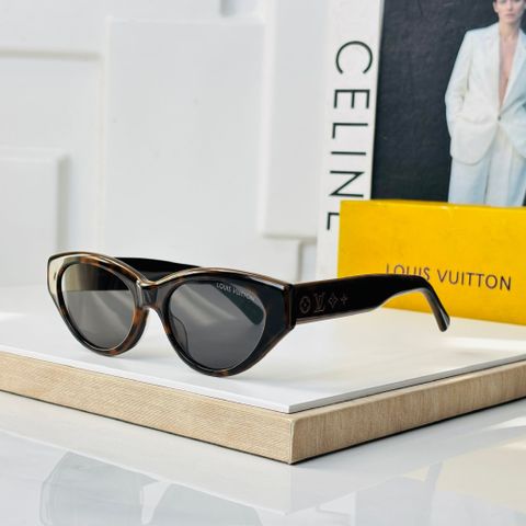 KÍNH MẮT NỮ L V DÁNG CAT-EYE GỌNG ACETATE BẢN DÀY SANG CHẢNH