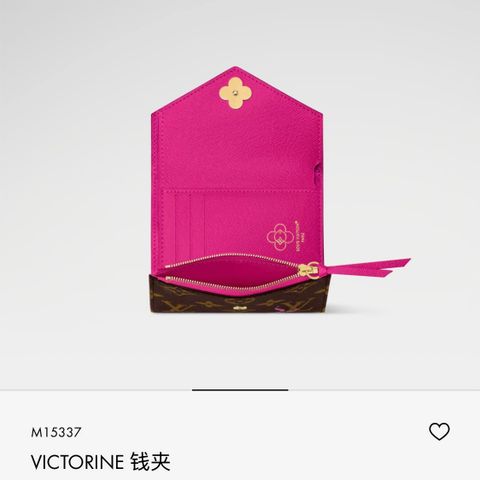 VÍ GẬP UNISEX L V VICTORINE VIVIENNE HOLIDAY – KHÓA HOA BIỂU TƯỢNG, MONOGRAM NGHỆ THUẬT