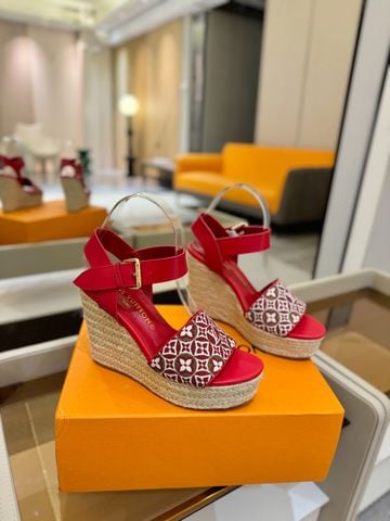 Giày sandal nữ L*V đế xuồng cao cấp