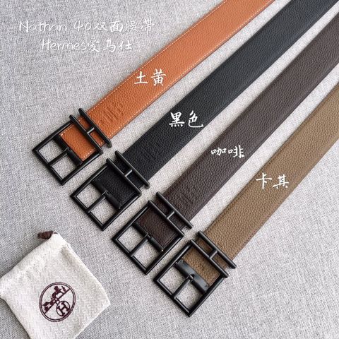 THẮT LƯNG NAM H M REVERSIBLE PVD – FORM 4.0CM TỐI GIẢN, SẮC NÉT CHUẨN QUIET LUXURY