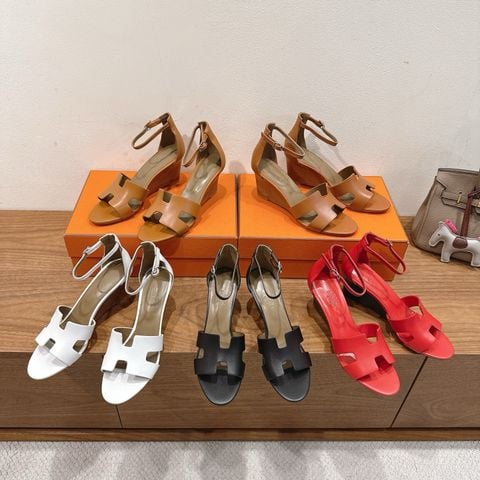 Sandal nữ Herme*s đế xuồng Eclair
