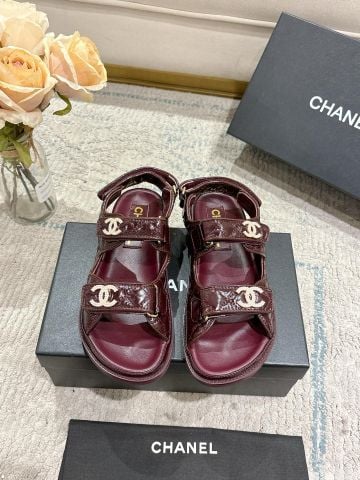 Sandal nữ CHNEL* Diamond Stitch
