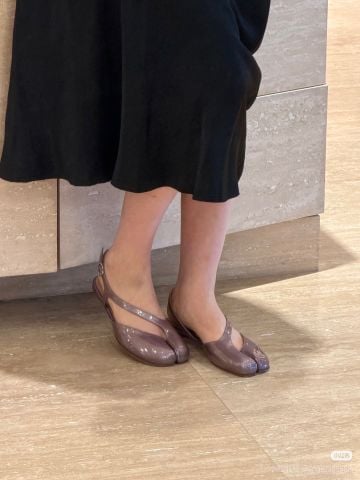 GIÀY CAO GÓT NỮ MMG* TABI SPLIT-TOE DÁNG SLINGBACK GÓT TRỤ 6CM