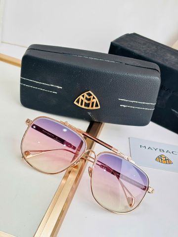 KÍNH MẮT NAM NỮ MAYBAC AVIATOR MẠ VÀNG, TRÒNG GRADIENT TÍM HỒNG
