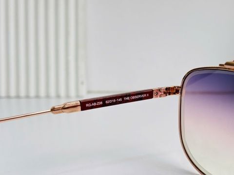 KÍNH MẮT NAM NỮ MAYBAC AVIATOR MẠ VÀNG, TRÒNG GRADIENT TÍM HỒNG