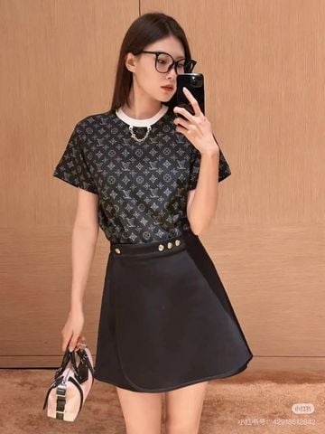 Áo phông nữ L*V  Monogram Phiên bản Mùa Hè