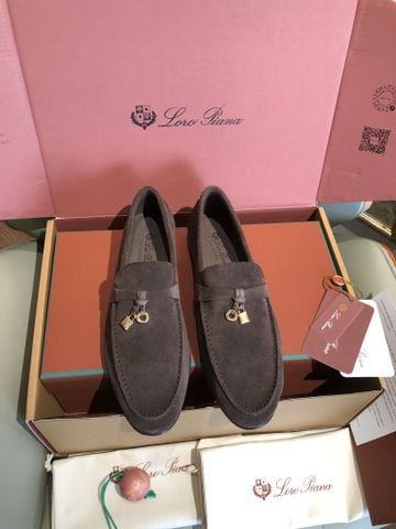 GIÀY LOAFER NỮ LP SUMMER CHARMS WALK DA LỘN CAO CẤP CHARM KIM LOẠI PHOM MỀM SANG TRỌNG