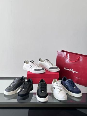 Giày thể thao nam SALVATOR*E SNEAKER LOW-TOP DA BÒ MỀM