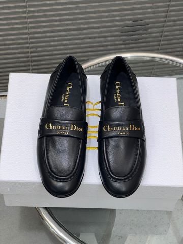 Giày nữ loafer da thật Di*or*