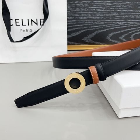 THẮT LƯNG NỮ CLN BẢN 2.5CM – KHÓA TRÒN BIỂU TƯỢNG, DÁNG MẢNH TÔN EO