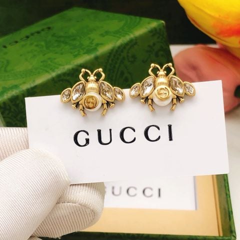 BÔNG TAI NỮ G C ONG MẬT ĐÍNH PHA LÊ PHỐI NGỌC