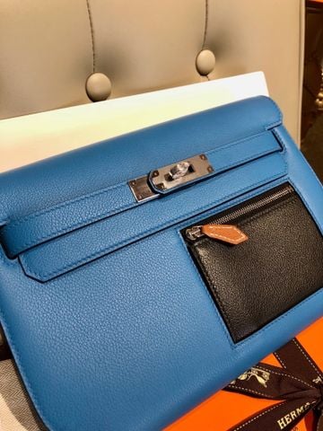 TÚI CLUTCH NAM NỮ H M KELLY DEPECHES 25 EVERCOLOR THỦ CÔNG ĐỈNH CAO
