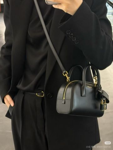 TÚI XÁCH NỮ Y S L SAC DE JOUR BOSTON MINI – BOX SAINT LAURENT, PHOM BOWLING BIỂU TƯỢNG